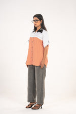 Orange Stripe Comfort Shirt