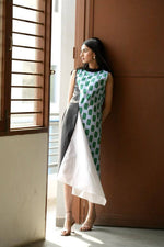 Ocean Mist Asymmetric Dress