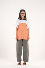 Orange Stripe Comfort Shirt
