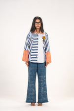 Stripe Patchwork Shirt